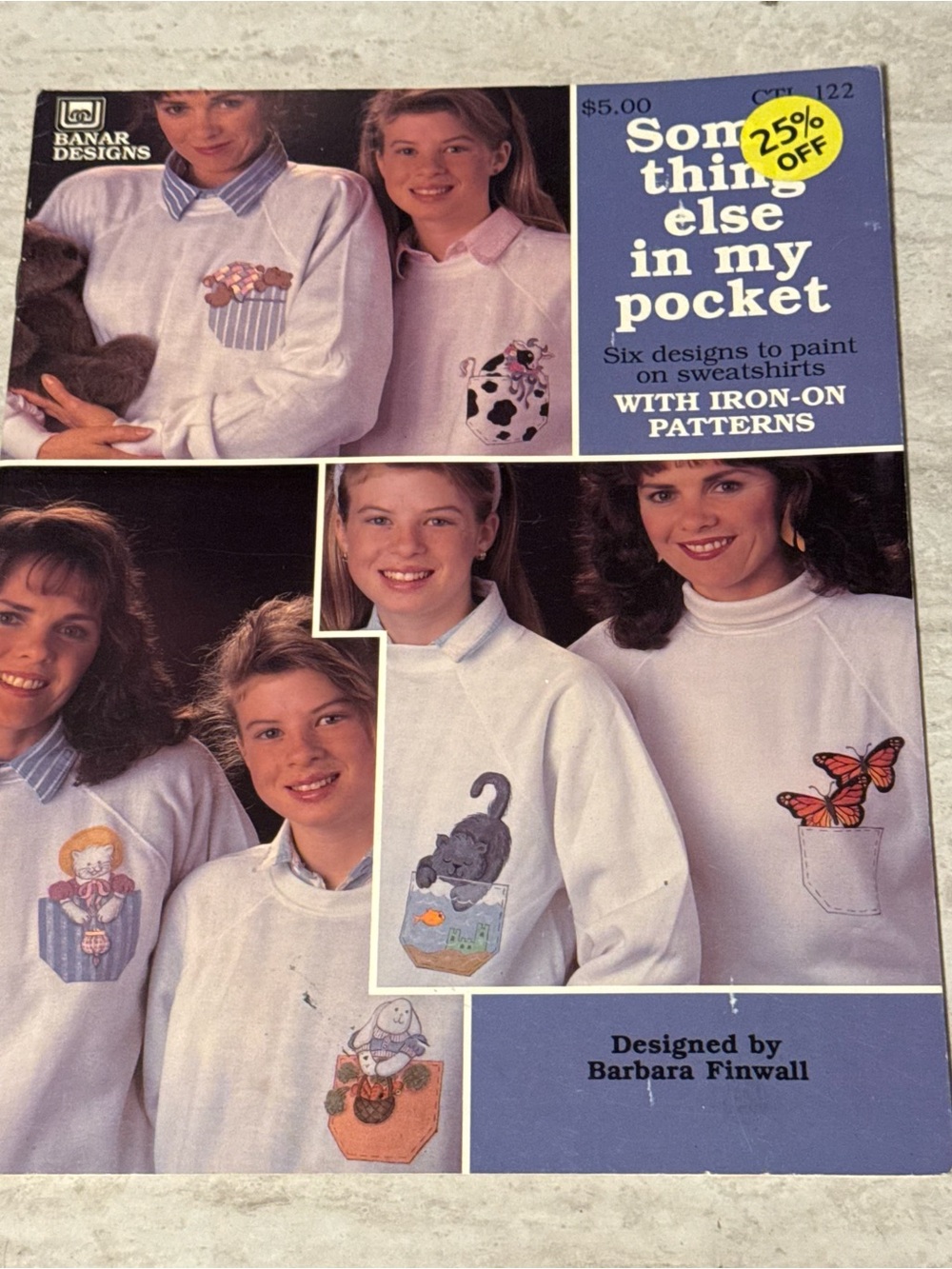Vintage 'Something Else in My Pocket' Crafting Leaflet 1980s